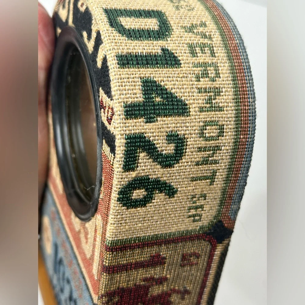 Trend Quartz Novelty Mantel Clock Analog States‎ Tapestry Unique Rare Traveling